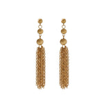LINNEA Waterproof 18K Gold Plated Statement Earrings - Sanded Stainless Steel - DANSK Copenhagen
