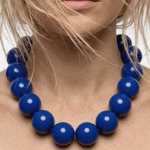 Lisa 2in1 Resin Necklaces Blue -DNSK Copenhagen