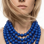 Lisa 2in1 Resin Necklaces Blue -DNSK Copenhagen