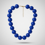 Lisa 2in1 Resin Necklaces Blue -DNSK Copenhagen