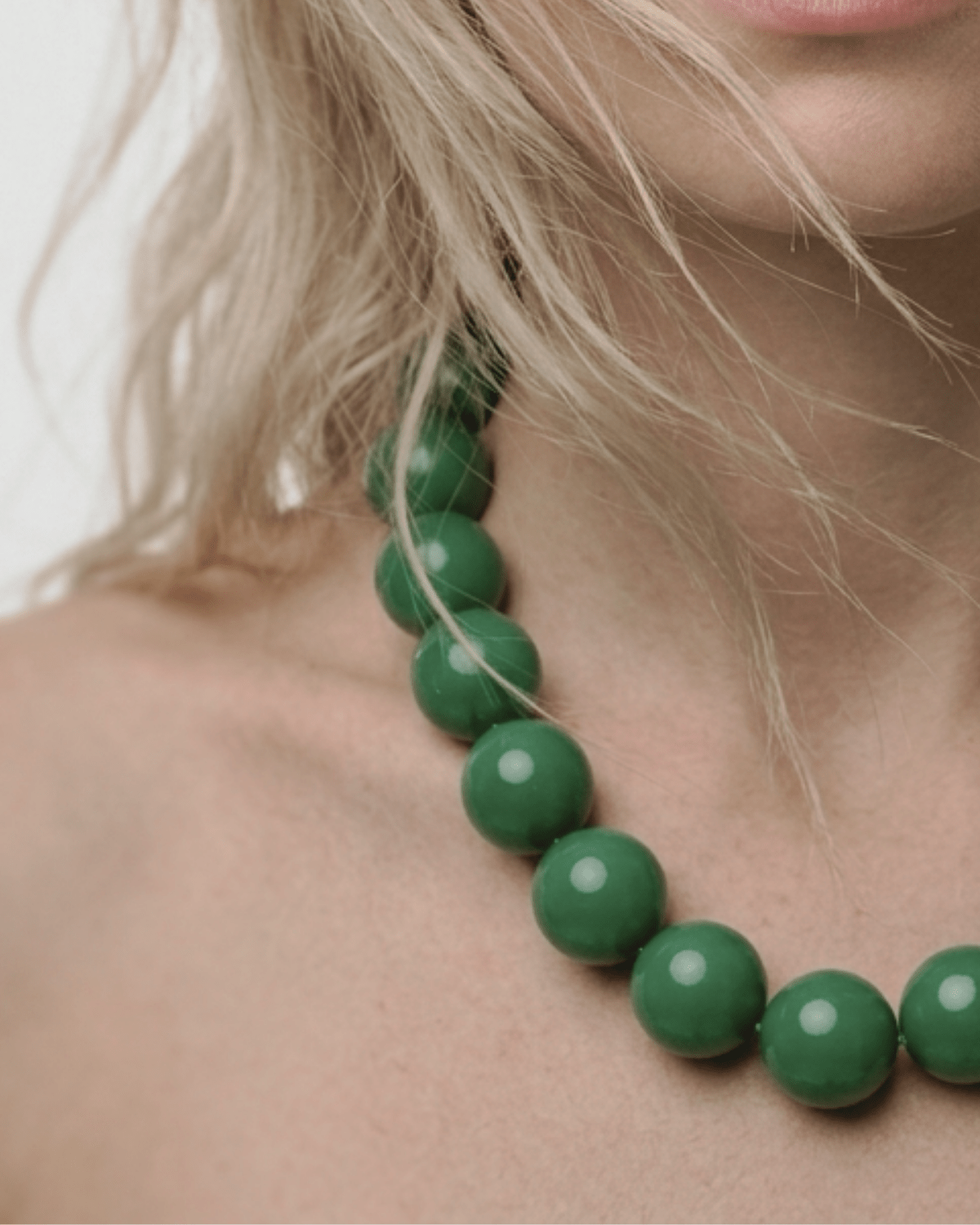 Lisa 2in1 Resin Necklaces Green -DNSK Copenhagen