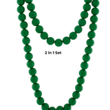 Lisa 2in1 Resin Necklaces Green -DNSK Copenhagen