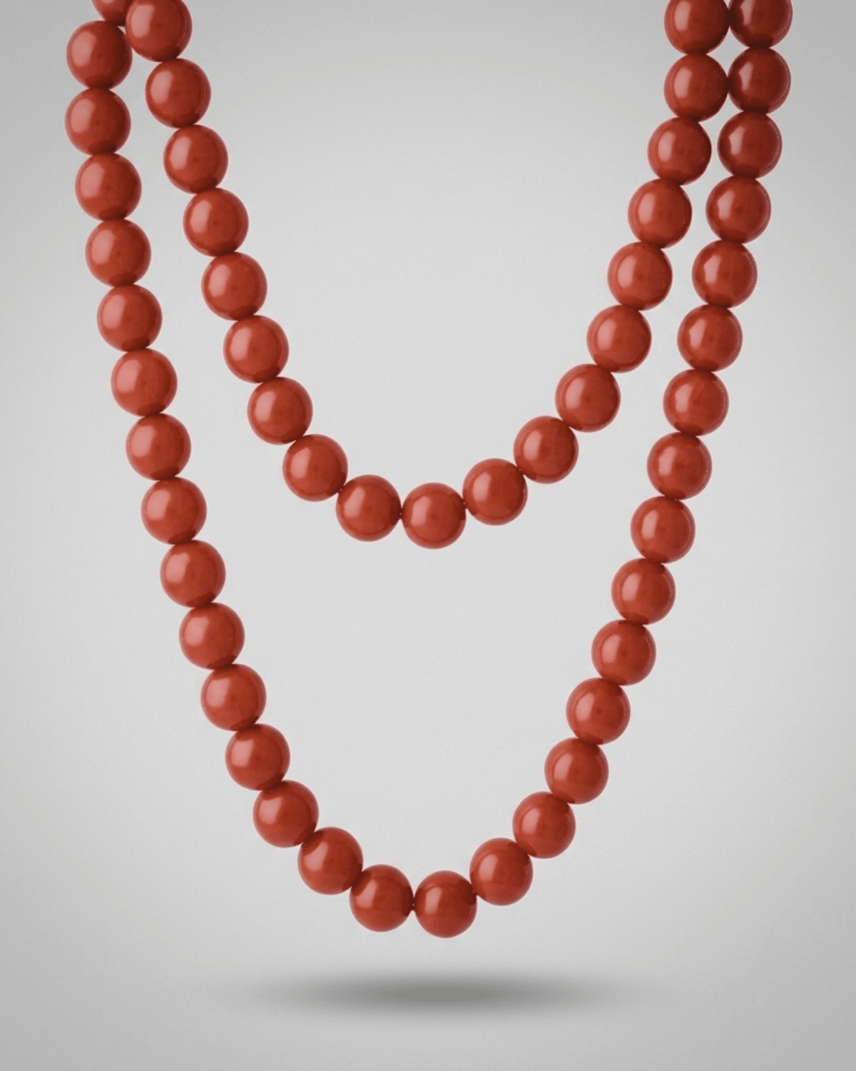 Lisa 2in1 Resin Necklaces Red -DNSK Copenhagen