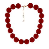 Lisa 2in1 Resin Necklaces Red -DNSK Copenhagen