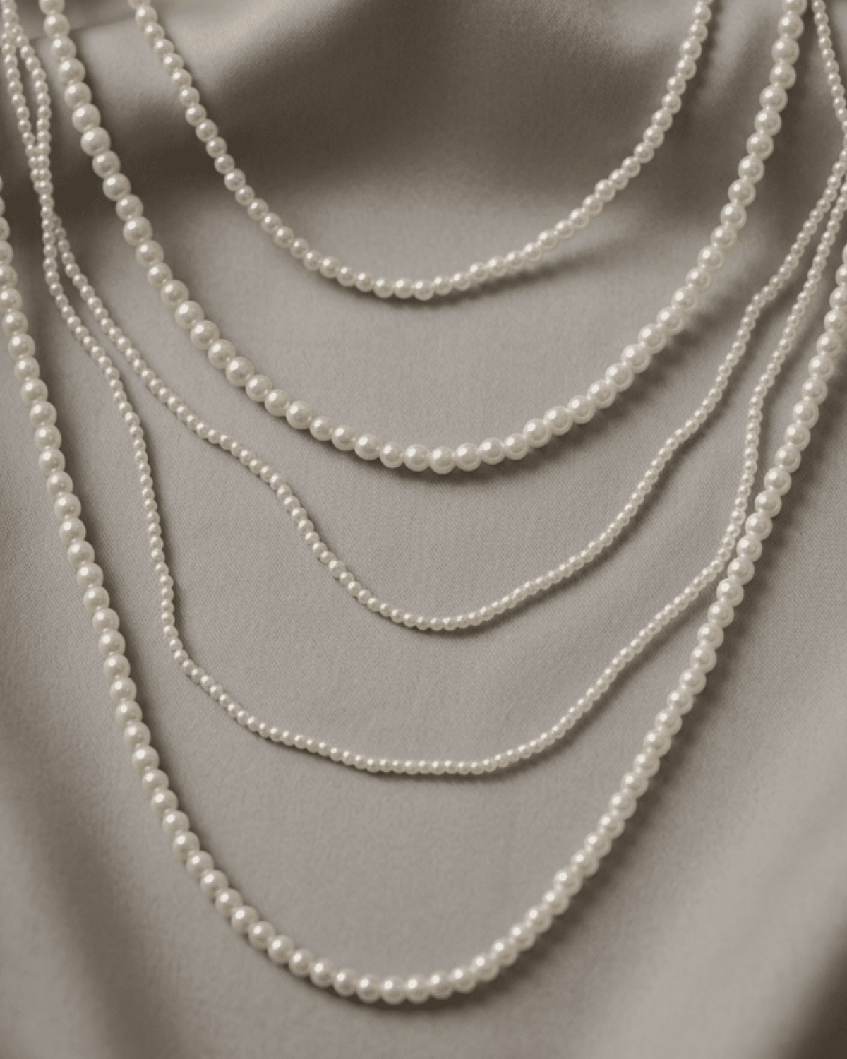 Lisa Long Statement Multi Pearl Necklace -DNSK Copenhagen