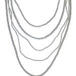 Lisa Long Statement Multi Pearl Necklace -DNSK Copenhagen