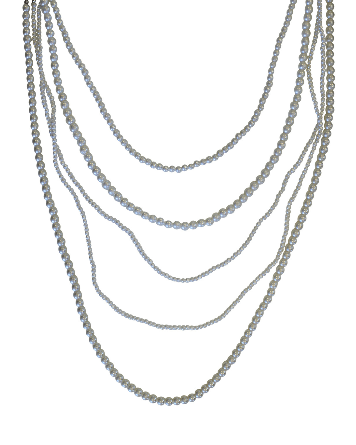 Lisa Long Statement Multi Pearl Necklace -DNSK Copenhagen