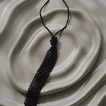 Lisa Neck Tie Black Pearls Adjustable -DNSK Copenhagen
