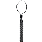 Lisa Neck Tie Black Pearls Adjustable -DNSK Copenhagen