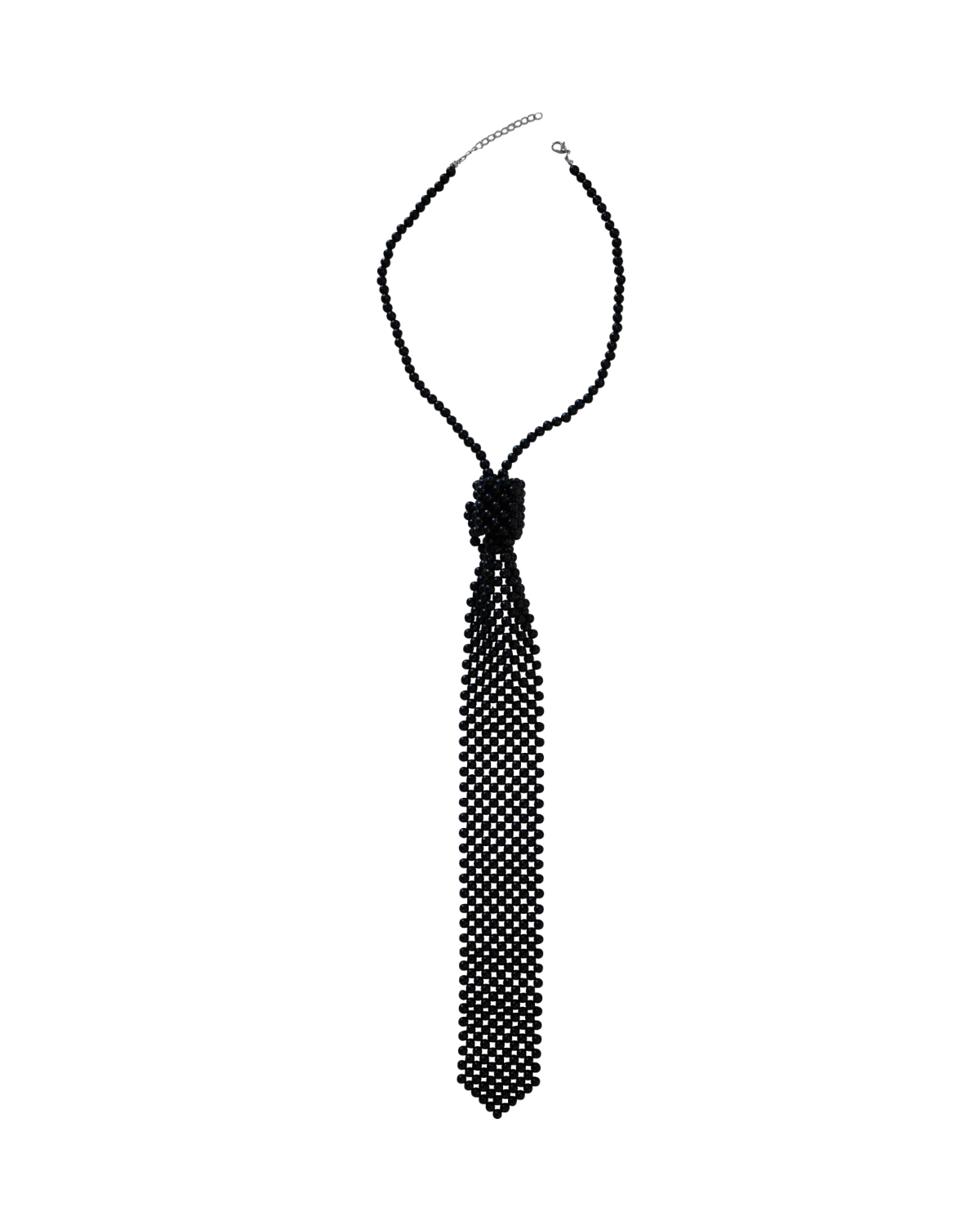 Lisa Neck Tie Black Pearls Adjustable -DNSK Copenhagen