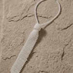 Lisa Neck Tie Cream Pearls Adjustable -DNSK Copenhagen