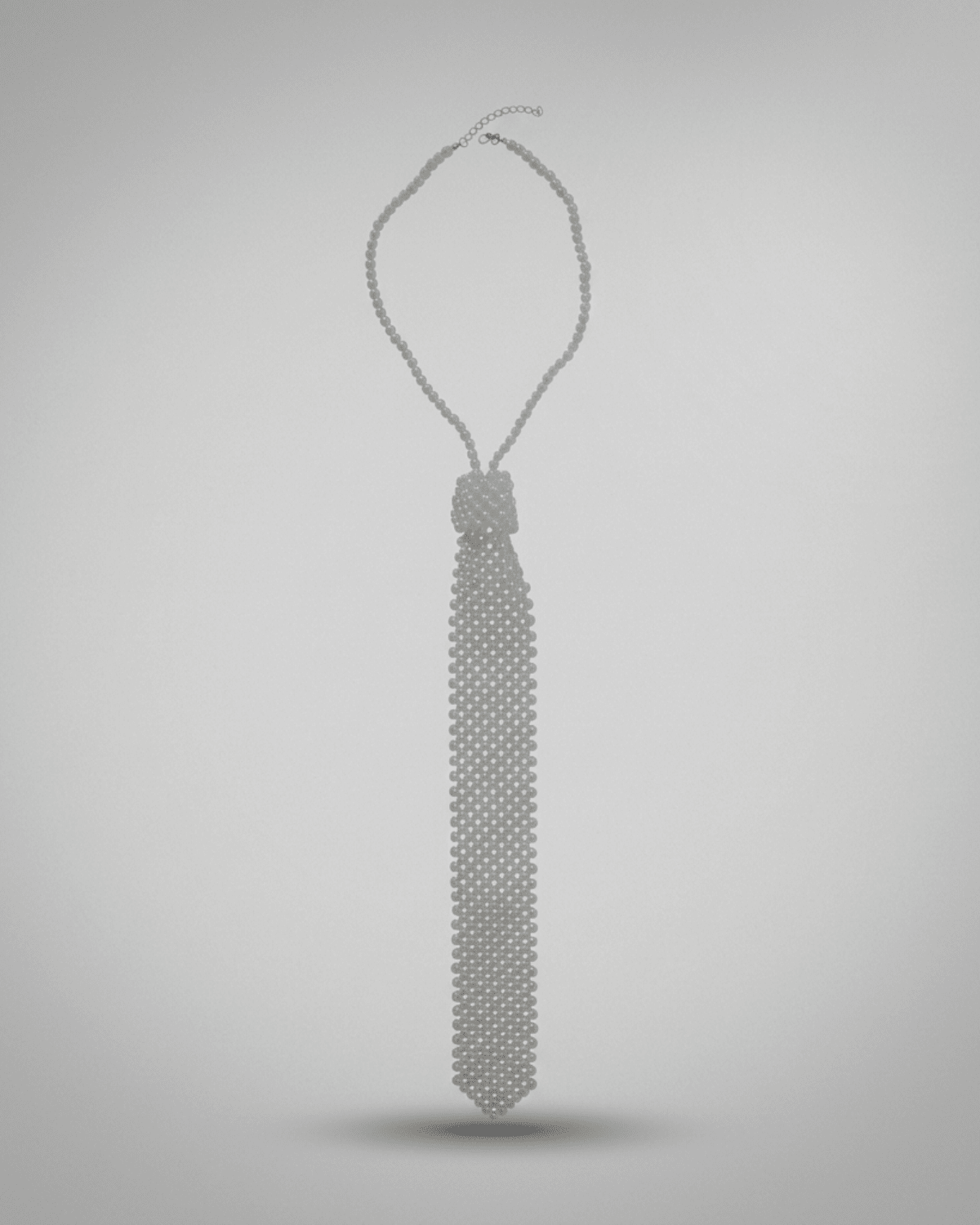 Lisa Neck Tie Cream Pearls Adjustable -DNSK Copenhagen