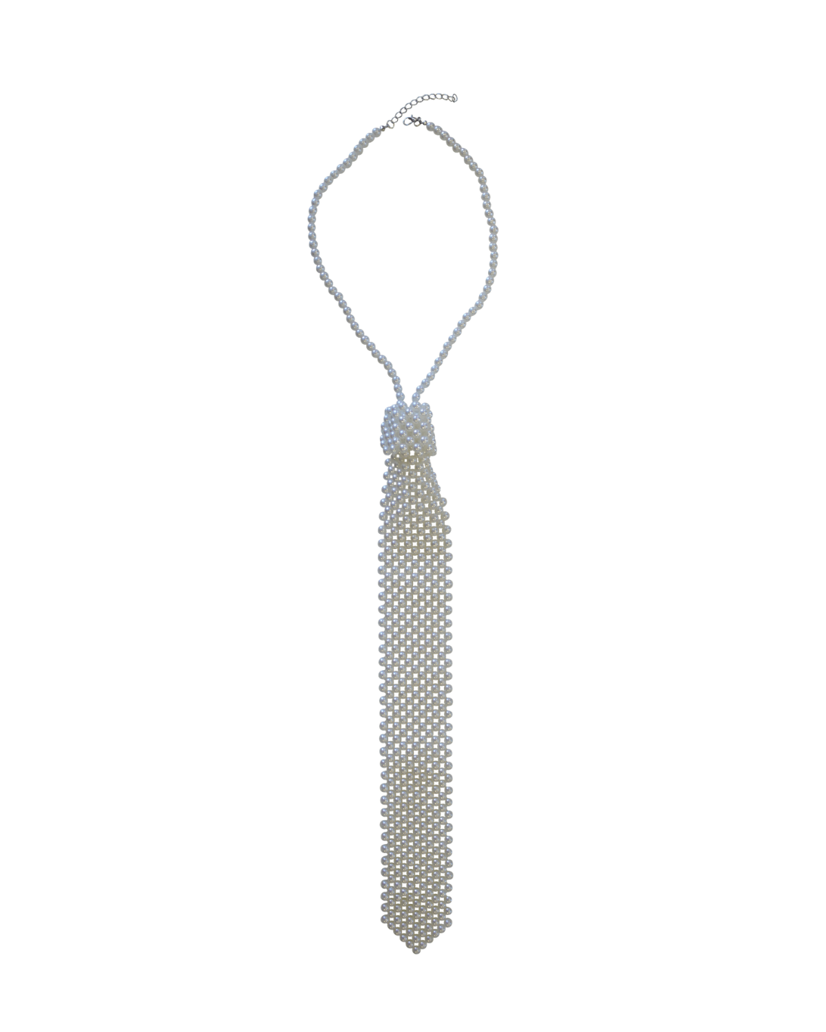 Lisa Neck Tie Cream Pearls Adjustable -DNSK Copenhagen