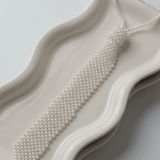 Lisa Neck Tie Cream Pearls Adjustable -DNSK Copenhagen