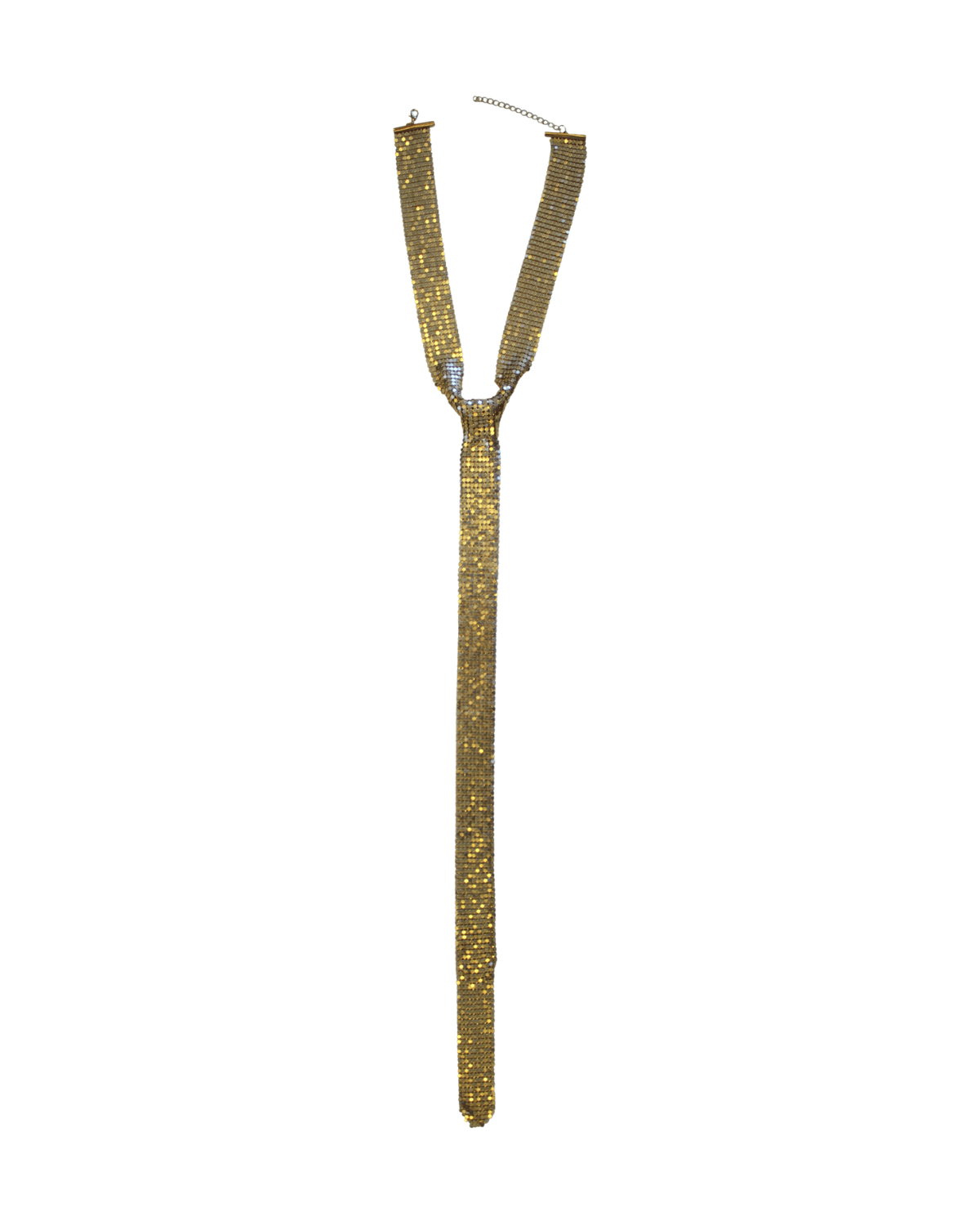Lisa Neck Tie Matte Gold Plating Adjustable -DNSK Copenhagen