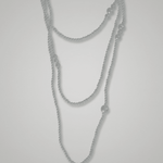 Lisa Pearl Waist Chain 120 cm -DNSK Copenhagen