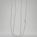 Lisa Pearl Waist Chain 120 cm -DNSK Copenhagen