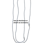 Lisa Pearl Waist Chain 120 cm -DNSK Copenhagen