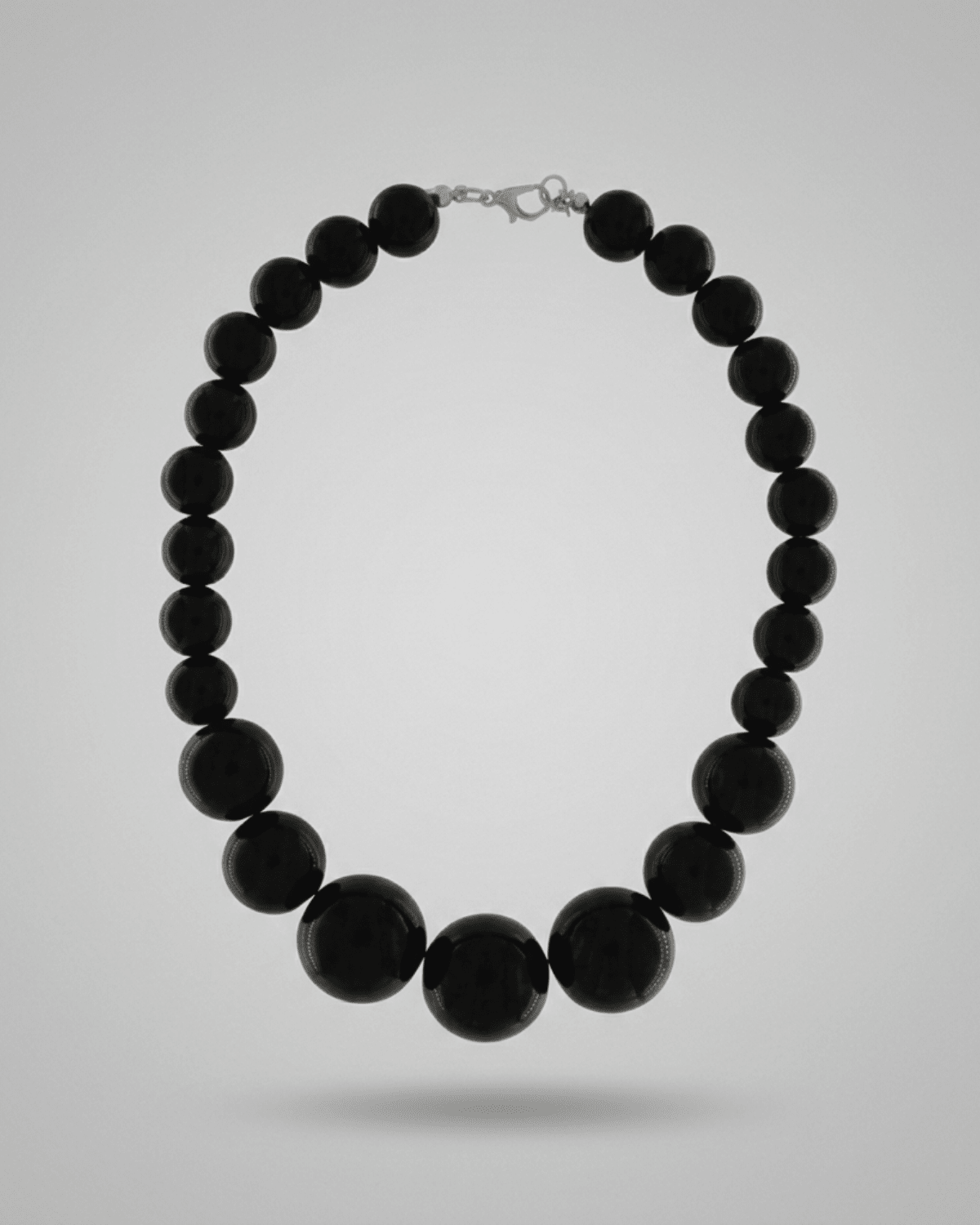 Lisa Short 2in1 Resin Necklaces Black -DNSK Copenhagen