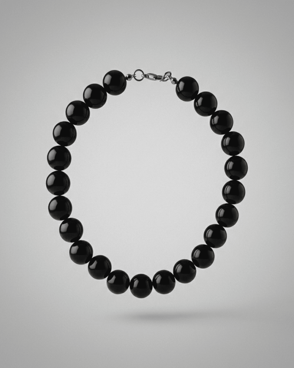 Lisa Short 2in1 Resin Necklaces Black -DNSK Copenhagen