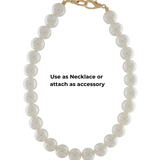 Lisa Short Statement Pearl 18 mm Waist Chain 40 cm -DNSK Copenhagen
