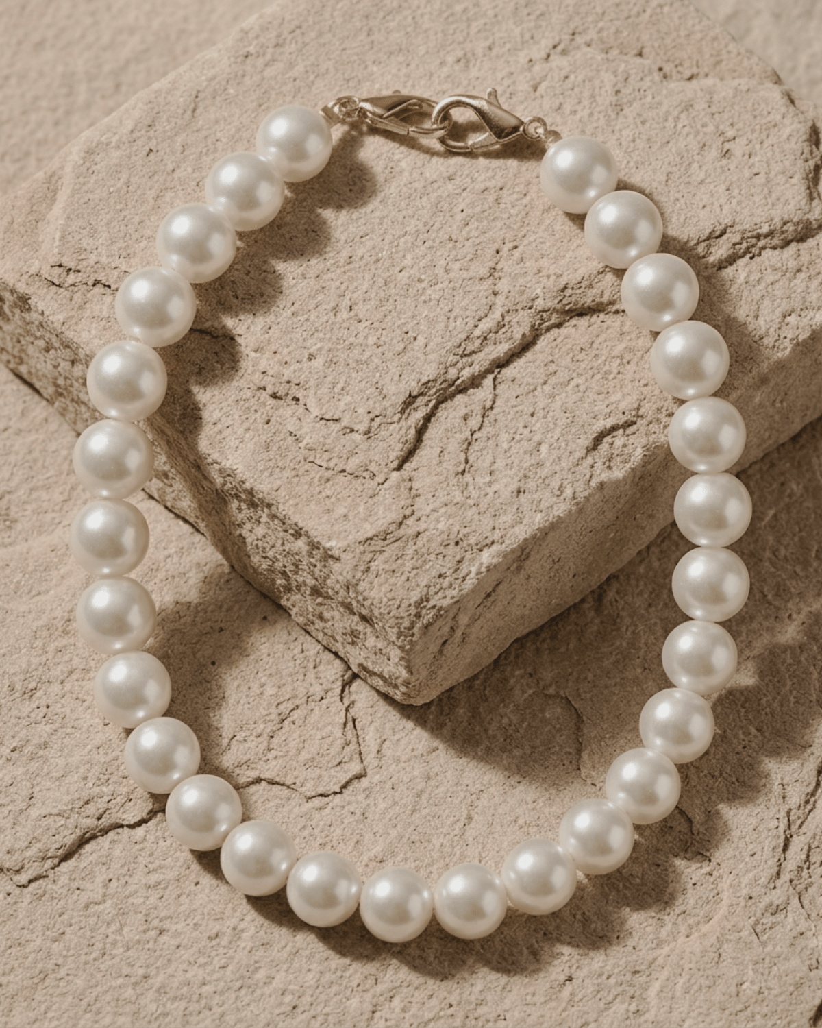 Lisa Short Statement Pearl 18 mm Waist Chain 40 cm -DNSK Copenhagen