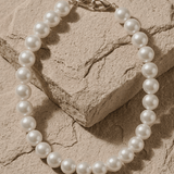 Lisa Short Statement Pearl 18 mm Waist Chain 40 cm -DNSK Copenhagen
