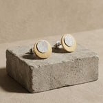 LIV Waterproof 18K Gold Plated 2in1 Earring – Brushed/Sanded Stainless Steel - DANSK Copenhagen