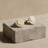 LIV Waterproof 18K Gold Plated 2in1 Earring – Brushed/Sanded Stainless Steel - DANSK Copenhagen
