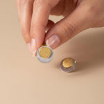 LIV Waterproof 18K Gold Plated 2in1 Open Earring – Brushed/Sanded Stainless Steel - DANSK Copenhagen