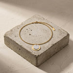 LIV Waterproof 18K Gold Plated Duo Tone Necklace – Adjustable Chain & Brushed/Sanded Stainless Steel - DANSK Copenhagen