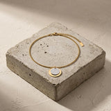 LIV Waterproof 18K Gold Plated Duo Tone Necklace – Adjustable Chain & Brushed/Sanded Stainless Steel - DANSK Copenhagen