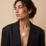 LIV Waterproof 18K Gold Plated Statement Necklace – Adjustable Chain & Brushed/Sanded Stainless Steel - DANSK Copenhagen