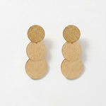 LIV Waterproof Silver Stainless Steel 2in1 Earring – Brushed/Sanded Finish - DANSK Copenhagen