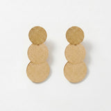 LIV Waterproof Silver Stainless Steel 2in1 Earring – Brushed/Sanded Finish - DANSK Copenhagen