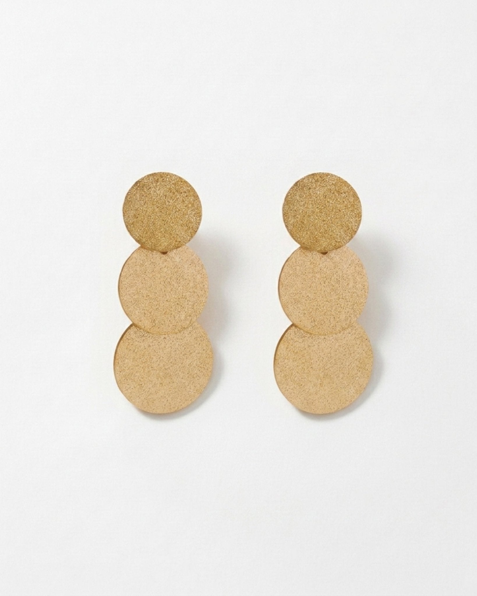 LIV Waterproof Silver Stainless Steel 2in1 Earring – Brushed/Sanded Finish - DANSK Copenhagen