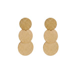 LIV Waterproof Silver Stainless Steel 2in1 Earring – Brushed/Sanded Finish - DANSK Copenhagen