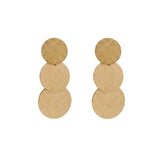 LIV Waterproof Silver Stainless Steel 2in1 Earring – Brushed/Sanded Finish - DANSK Copenhagen