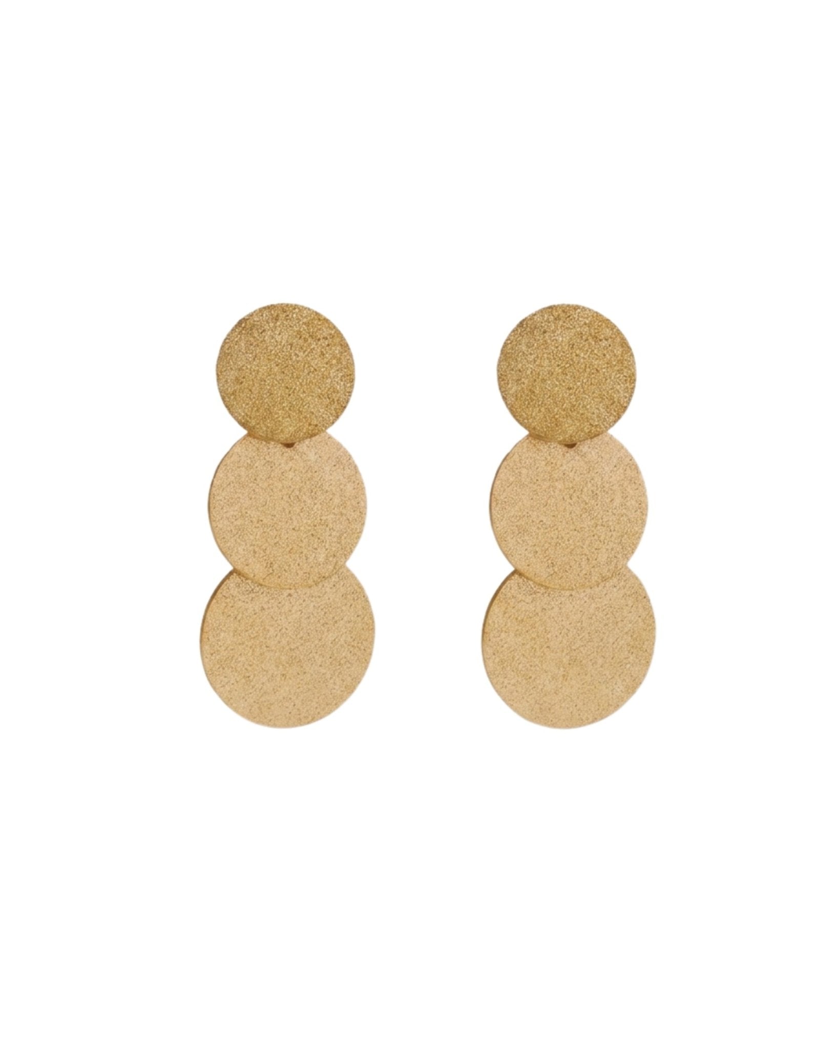 LIV Waterproof Silver Stainless Steel 2in1 Earring – Brushed/Sanded Finish - DANSK Copenhagen