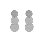LIV Waterproof Silver Stainless Steel 2in1 Open Earring – Brushed/Sanded Finish - DANSK Copenhagen