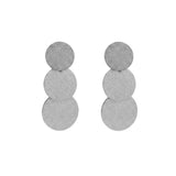 LIV Waterproof Silver Stainless Steel 2in1 Open Earring – Brushed/Sanded Finish - DANSK Copenhagen