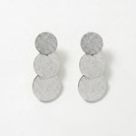 LIV Waterproof Silver Stainless Steel 2in1 Open Earring – Brushed/Sanded Finish - DANSK Copenhagen