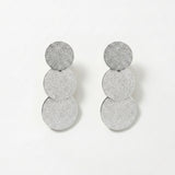 LIV Waterproof Silver Stainless Steel 2in1 Open Earring – Brushed/Sanded Finish - DANSK Copenhagen
