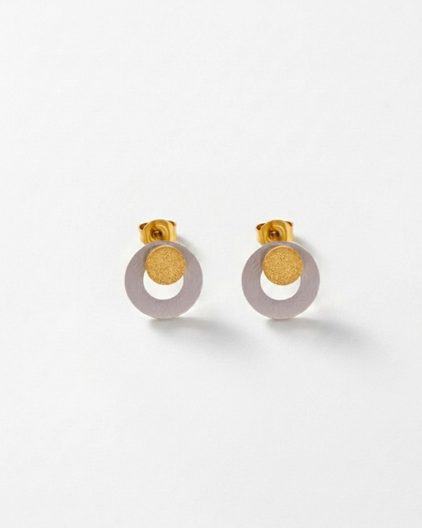 LIV Waterproof Silver Stainless Steel Multi Dot Earrings – Brushed/Sanded Finish - DANSK Copenhagen