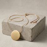 LIV Waterproof Silver Stainless Steel Statement Necklace – Adjustable Chain & Brushed/Sanded Finish - DANSK Copenhagen