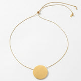 LIV Waterproof Silver Stainless Steel Statement Necklace – Adjustable Chain & Brushed/Sanded Finish - DANSK Copenhagen