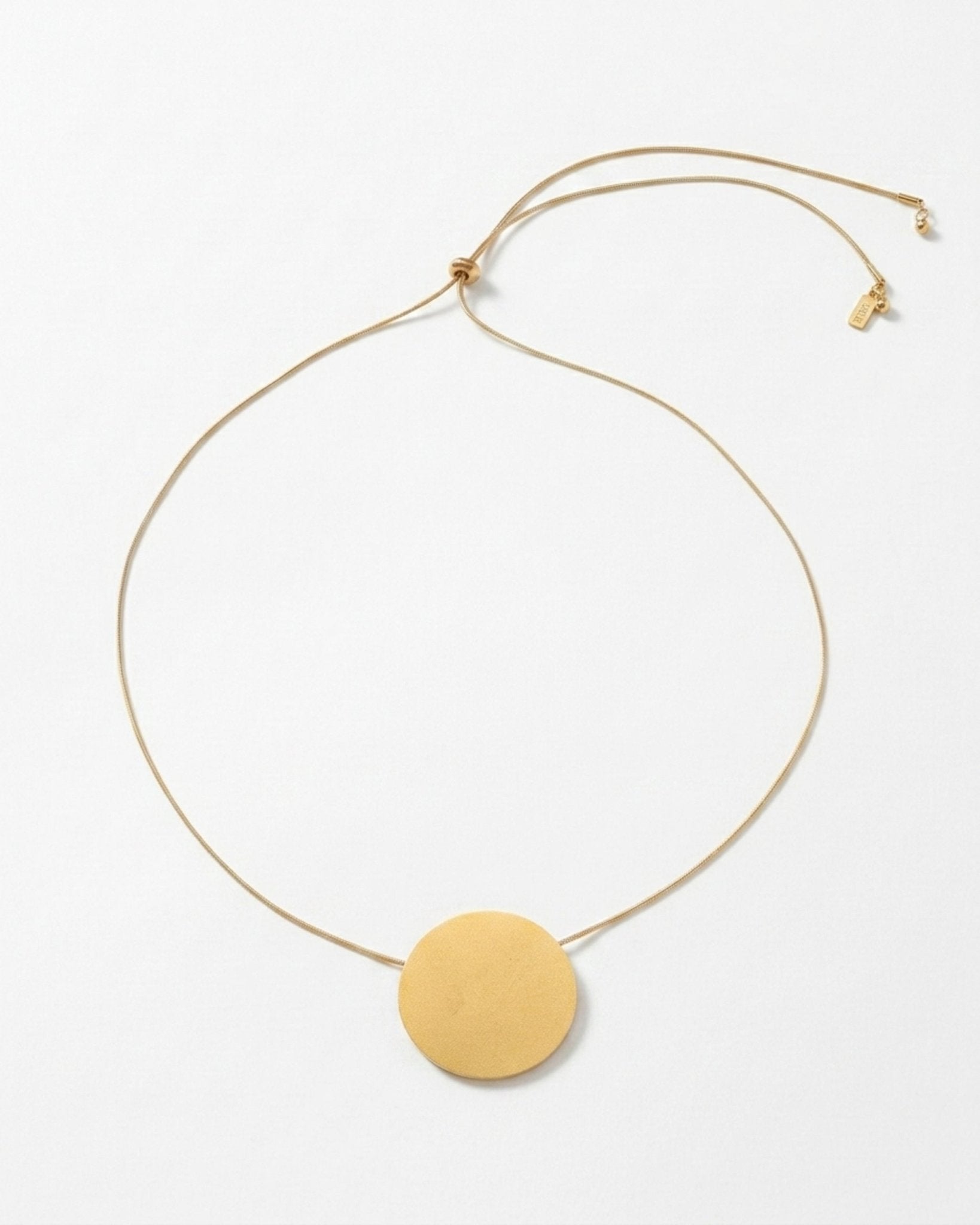 LIV Waterproof Silver Stainless Steel Statement Necklace – Adjustable Chain & Brushed/Sanded Finish - DANSK Copenhagen