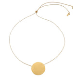 LIV Waterproof Silver Stainless Steel Statement Necklace – Adjustable Chain & Brushed/Sanded Finish - DANSK Copenhagen