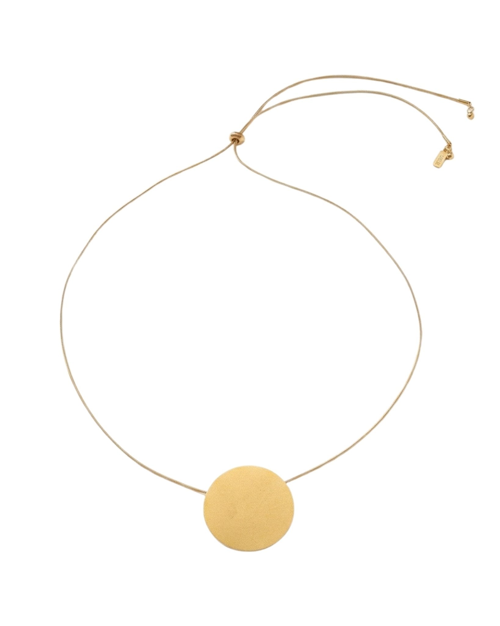 LIV Waterproof Silver Stainless Steel Statement Necklace – Adjustable Chain & Brushed/Sanded Finish - DANSK Copenhagen