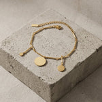 NORA Waterproof 18K Gold Plating Bracelet – Brushed Stainless Steel - DANSK Copenhagen